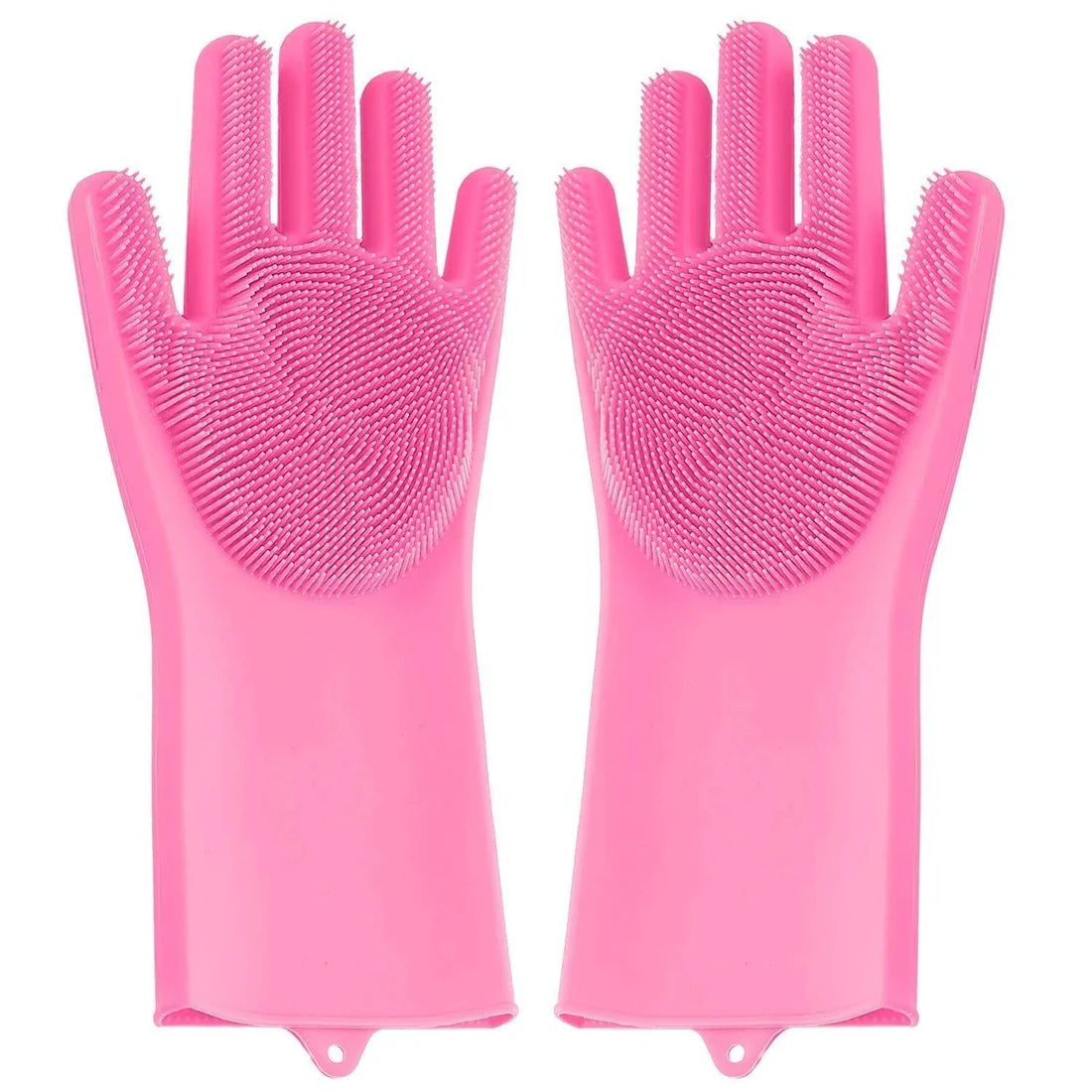 Silicone Scrubbing Gloves - Reusable Cleaning Mitts for Kitchen & Home (Multicolor) - Happy Price - Image 5