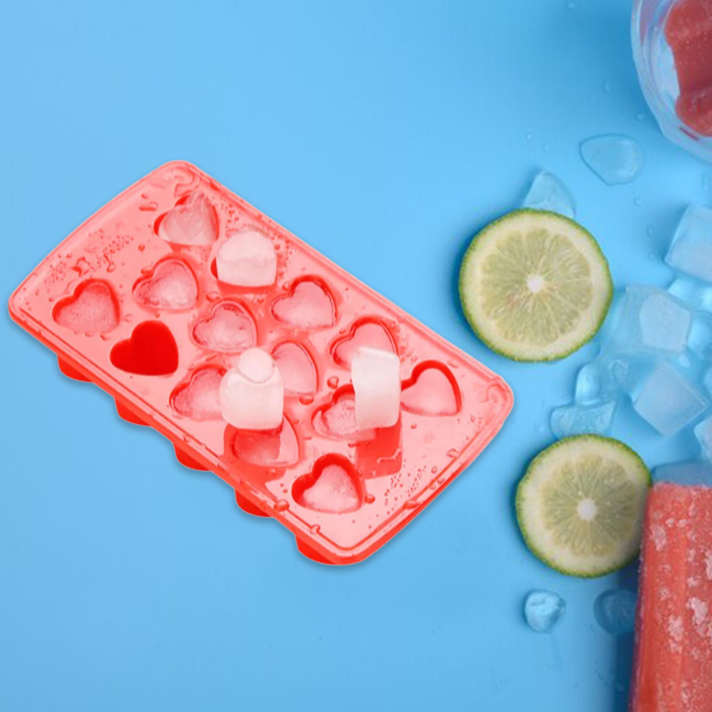 Plastic Ice Cube Tray Set (4 Pc) - Happy Price - Image 6