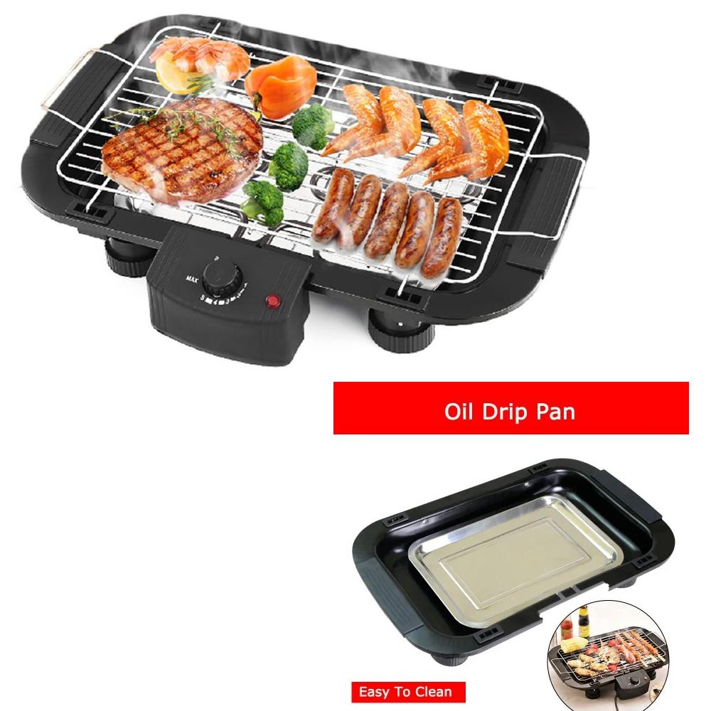 082 Smokeless Electric Indoor Barbecue Grill 2000w - Happy Price - Image 5
