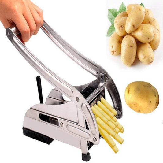 Stainless Steel Vegetable & Potato Strip Cutter with 2 Blade Sets - Happy Price - Image 1