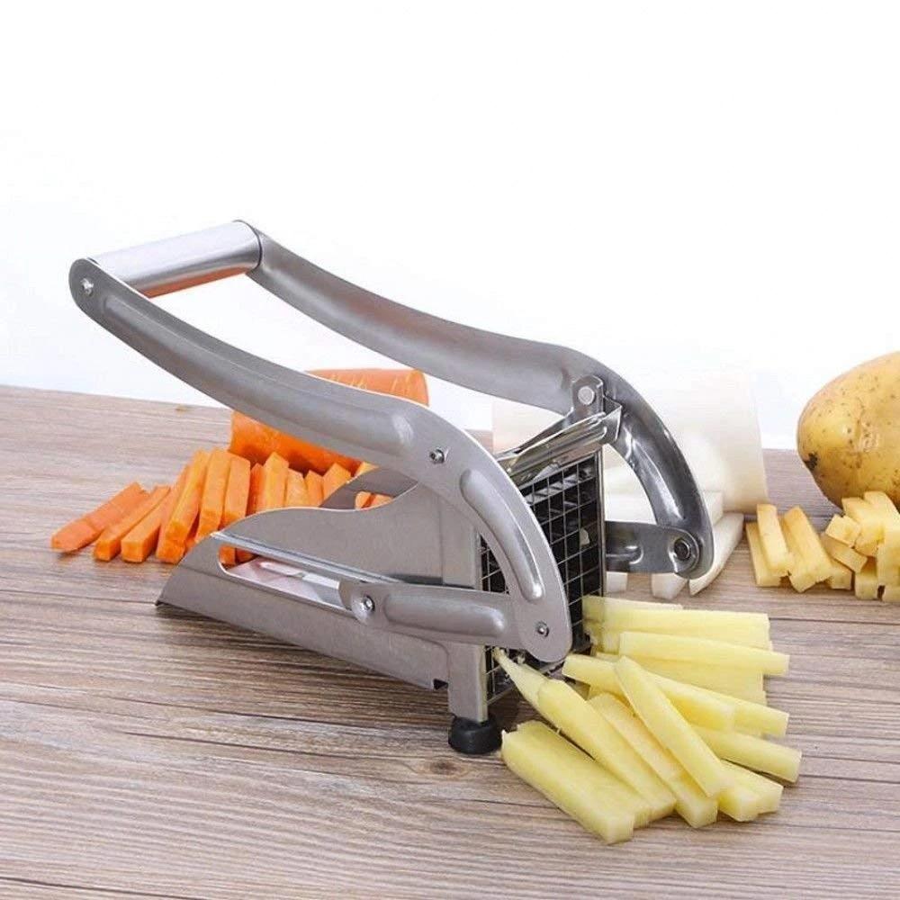 Stainless Steel Vegetable & Potato Strip Cutter with 2 Blade Sets - Happy Price - Image 3
