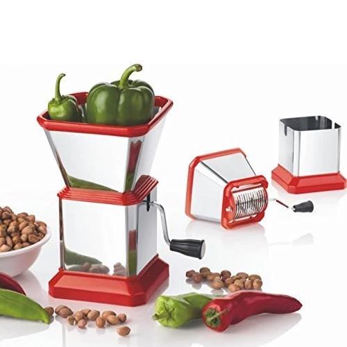 Stainless Steel Vegetable Cutter Chopper (Chilly Cutter) - Happy Price - Image 3