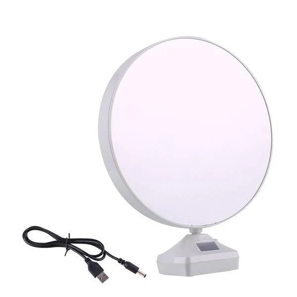2-in-1 LED Mirror Photo Frame - Magic Illusion Lamp (1pc)