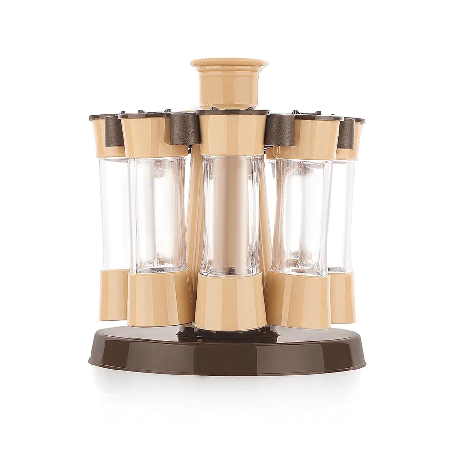 360 Revolving Spice Rack For Kitchen And Dining Table 8 Spice Jars - Happy Price - Image 4