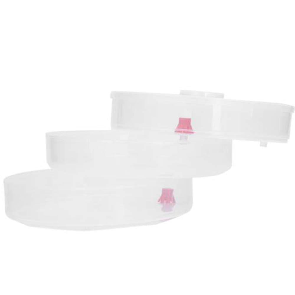 Plastic 3 Compartment Sprout Maker White - Happy Price - Image 5