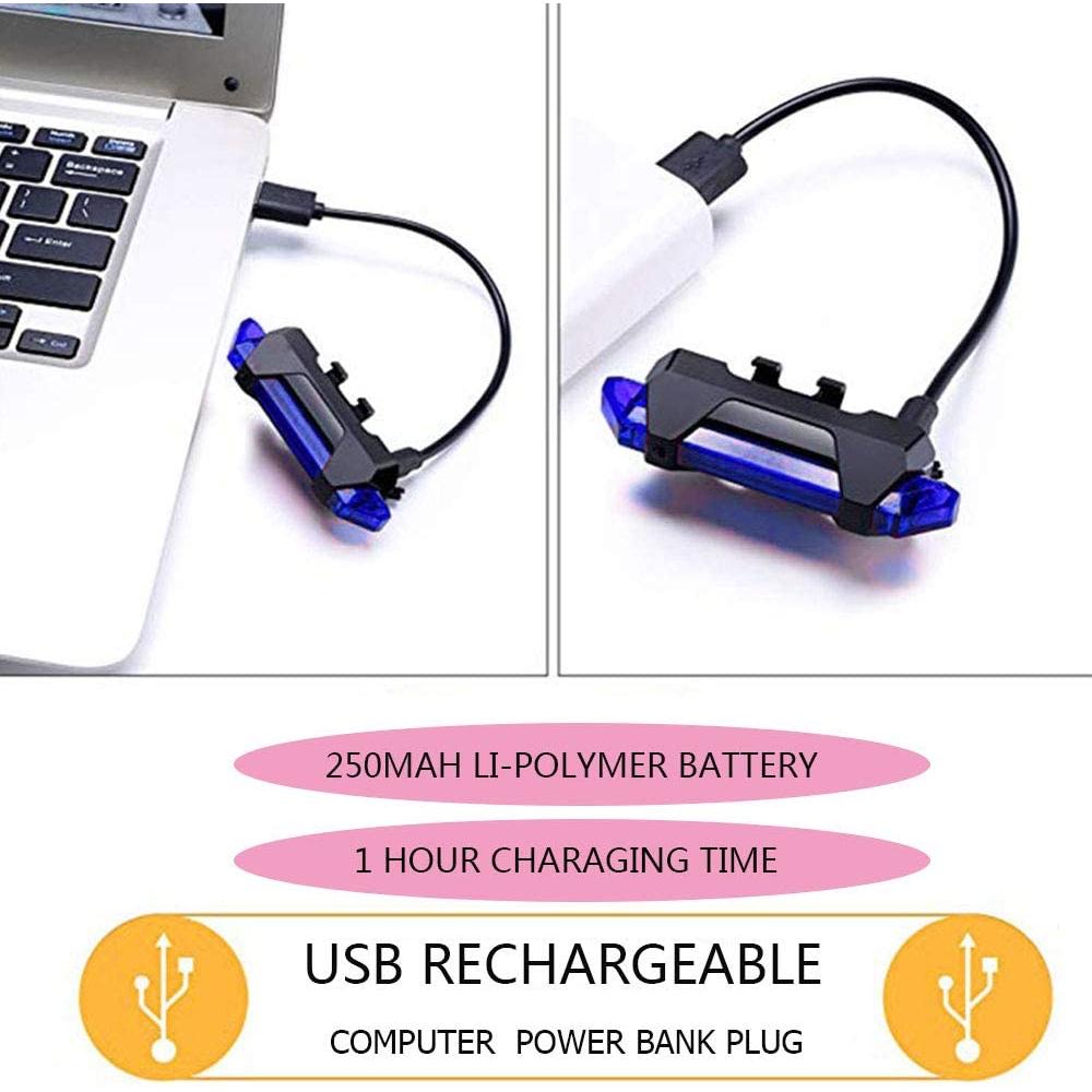 Rechargeable Bicycle Front Waterproof Led Light (Blue) - Happy Price - Image 5