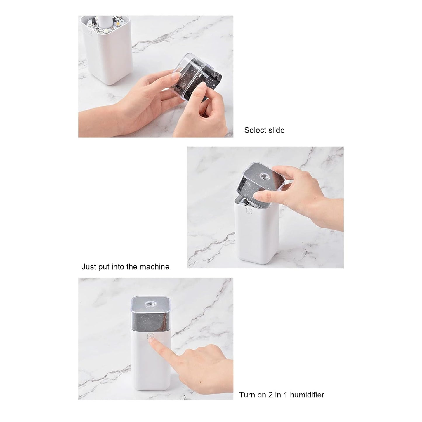 Star Projector Humidifier with LED Night Light, 300ml Dual Mode Mini Humidifier for Home & Office - Happy Price - Image 6