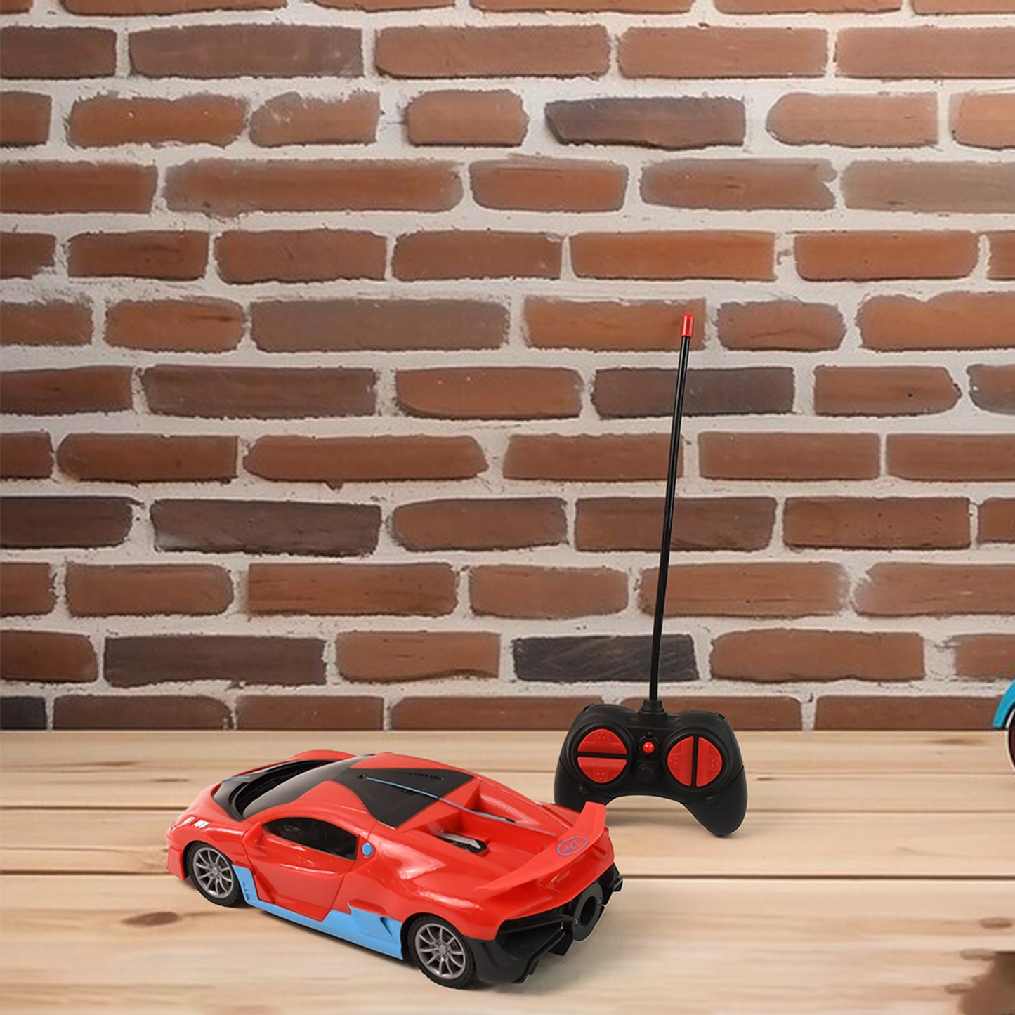 Remote Control Spray Exhaust Sports Car - USB Rechargeable RC Racer with LED Lights (1 Set) - Happy Price - Image 5