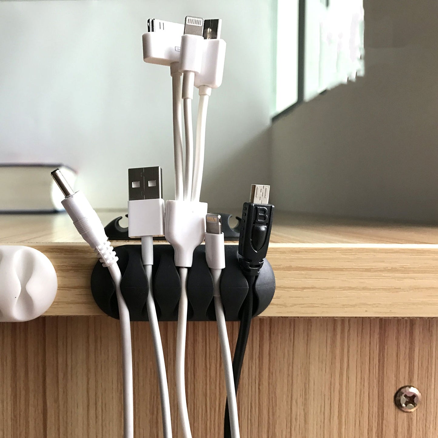 Cable Clips Multi Purpose Cable Organizer  Wire Holder For Desk And Table Use - Happy Price - Image 6