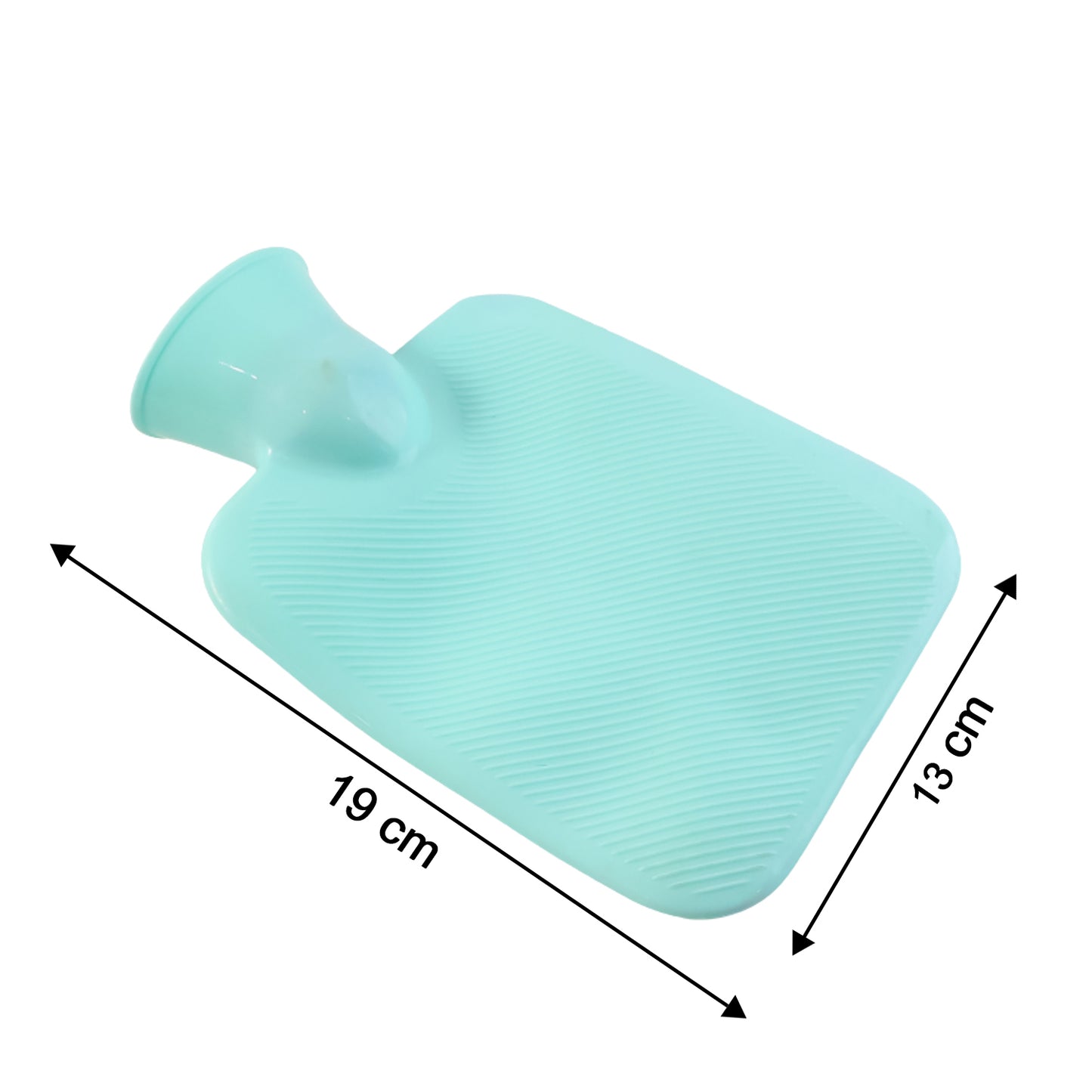 Compact Rubber Hot Water Bag 19x13 cm for Pain Relief - 1 Pc - Happy Price - Image 3