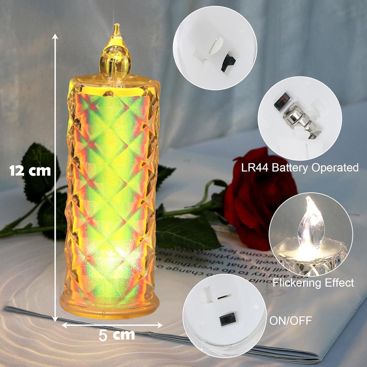 Smokeless Led Candles (12 Pc) - Happy Price - Image 5