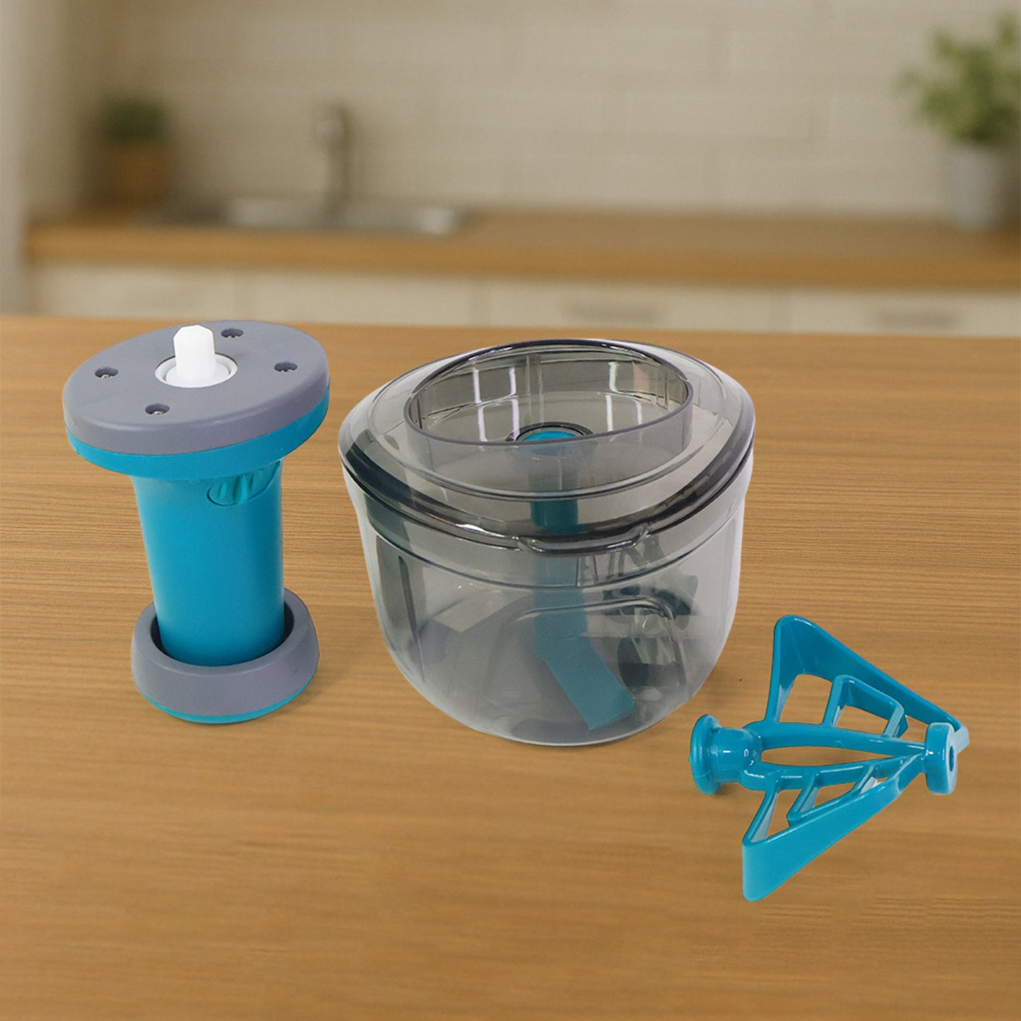 Supermom Tringo Manual Push Chopper with Stainless Steel Blades (1 Pc) - Happy Price - Image 6