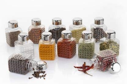 All New Square 16 Bottle Design 360 Degree Revolving Spice Rack Container Condiment Pieces Set Square Small Container - Happy Price - Image 4