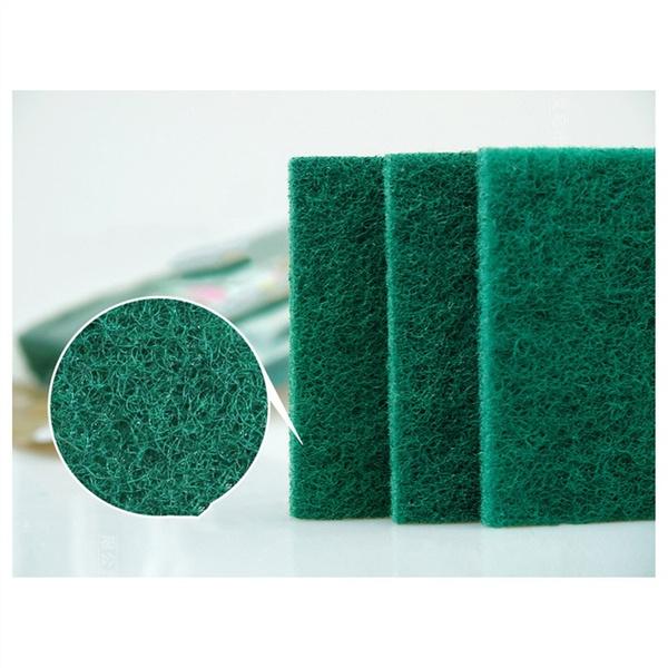 Green Kitchen Scrubber Pads For Utensilstiles Cleaning - Happy Price - Image 4