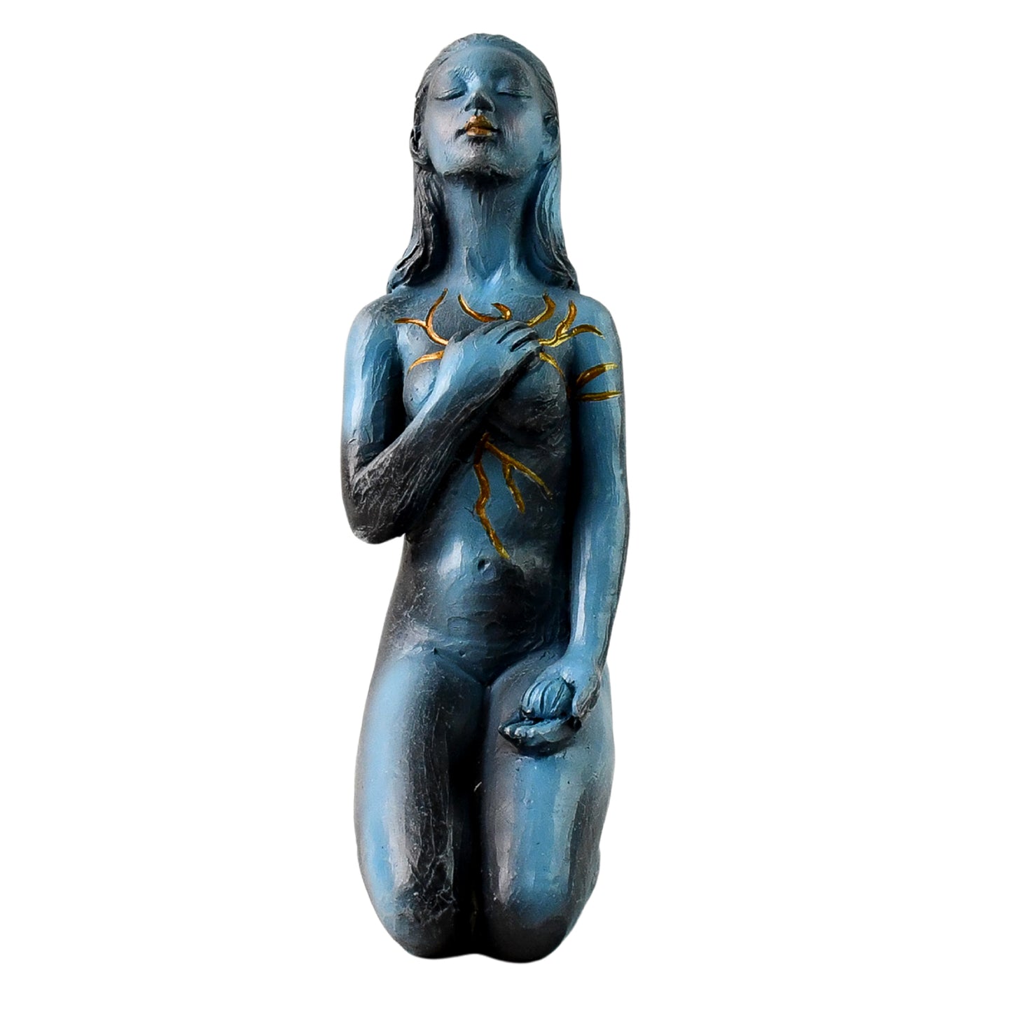 Elegant Resin Kneeling Woman Decorative Statue (1 Pc) - Happy Price - Image 2