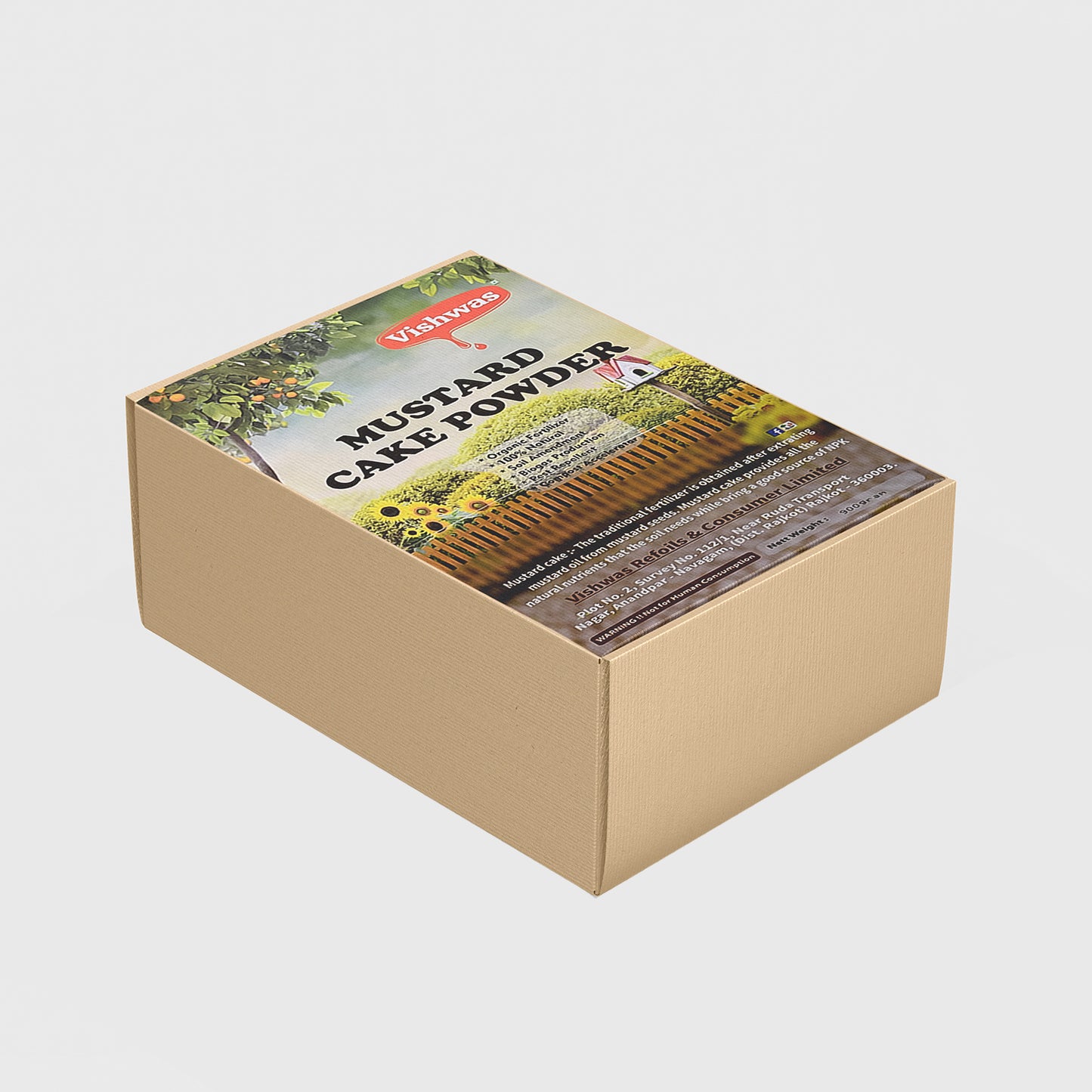 Mustard Cake Fertilizer For Plants 900gm - Happy Price - Image 3