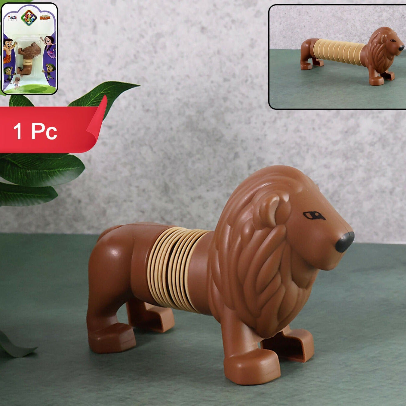 Lion Shape Magic Spring Toy for Kids - 1 Pc - Happy Price - Image 1