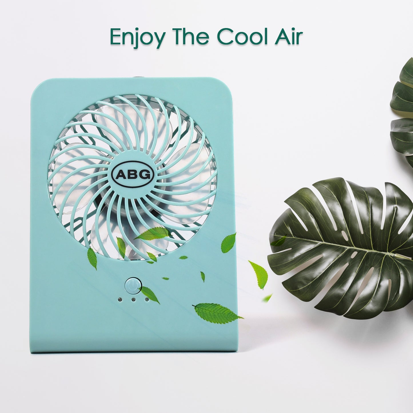 Portable Desk Fan Big Table Fan 3 Step Speed Setting Fan Personal Desk Fan Suitable For Office  School  Home Use (Battery Not Include) - Happy Price - Image 3