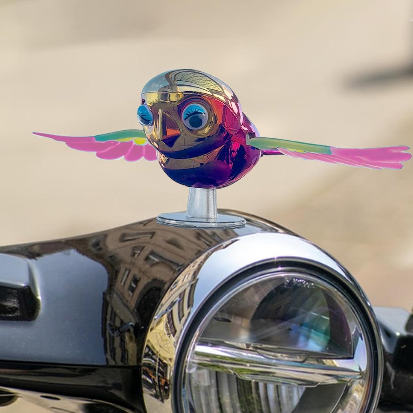 Wind-Activated Flying Bird Dashboard Decor (1 Pc) - Happy Price - Image 5