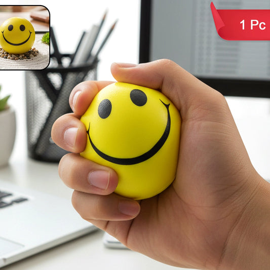 Soft Foam Smiley Toy Ball (1 Pc)