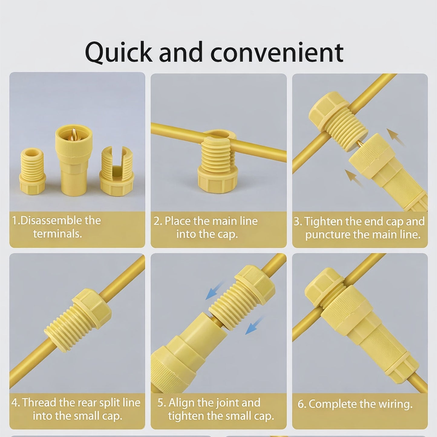 1 Pc Quick Wire Connector - Secure Electrical Tap Splice - Happy Price - Image 6