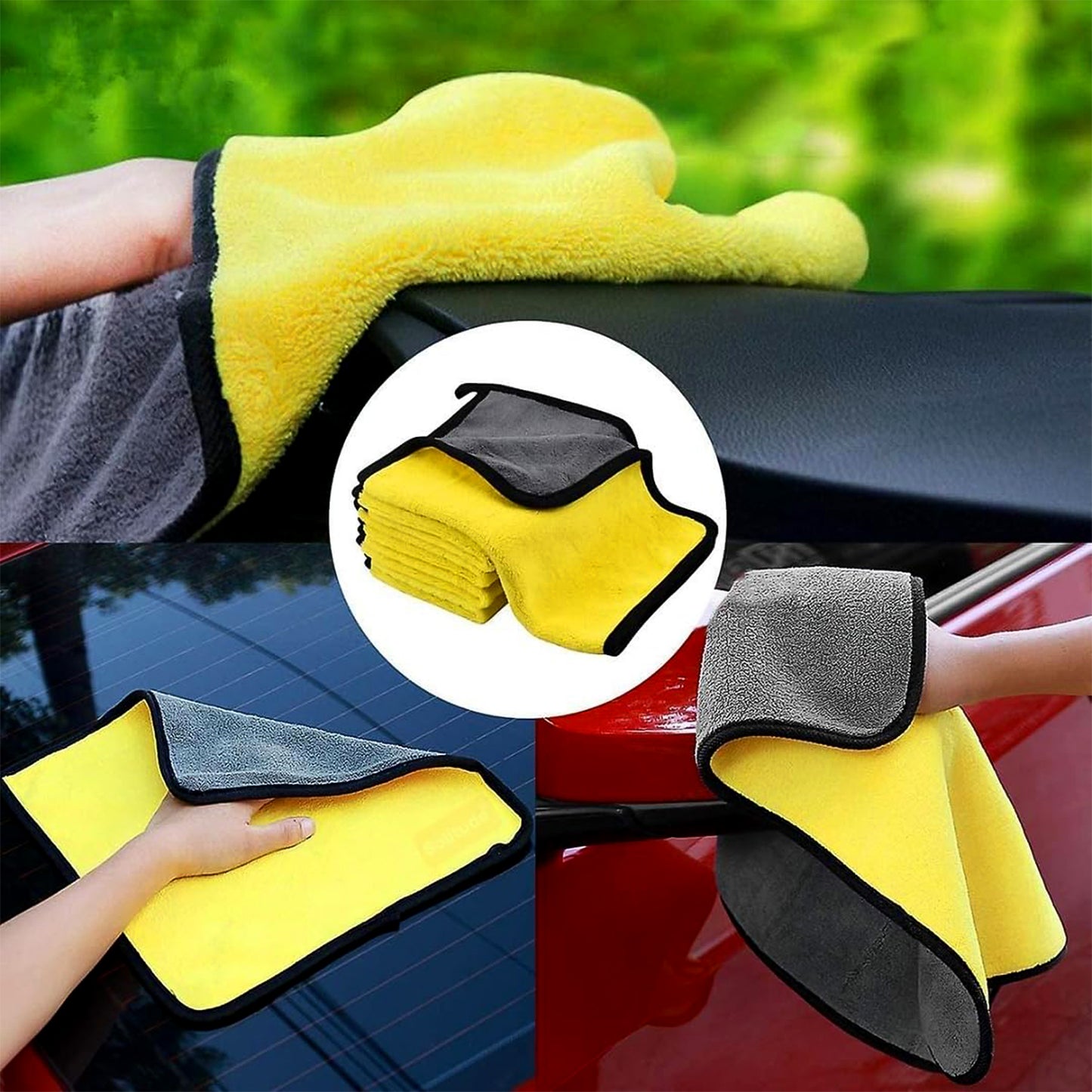 Premium Microfiber Cleaning Cloth Towel (40x30 Cm  1 Pc) - Happy Price - Image 7