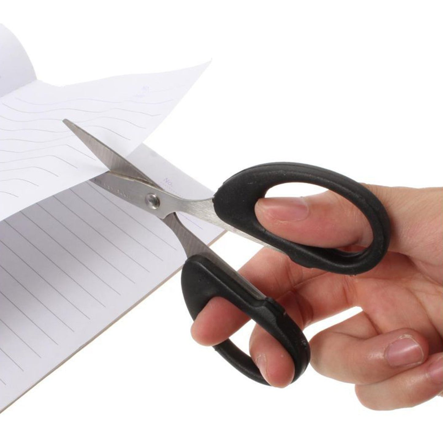 Stainless Steel Scissors With Plastic Handle Grip 160mm (1pc Only) - Happy Price - Image 2