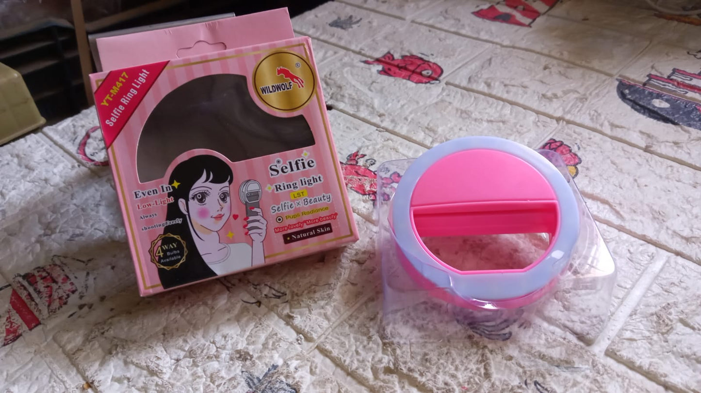 Phone Selfie Light Selfie Ring Light Selfie Light For Smartphone Selfie Light For Phone Battery Operated Selfie Ring Light (Battery Not Included) - Happy Price - Image 7