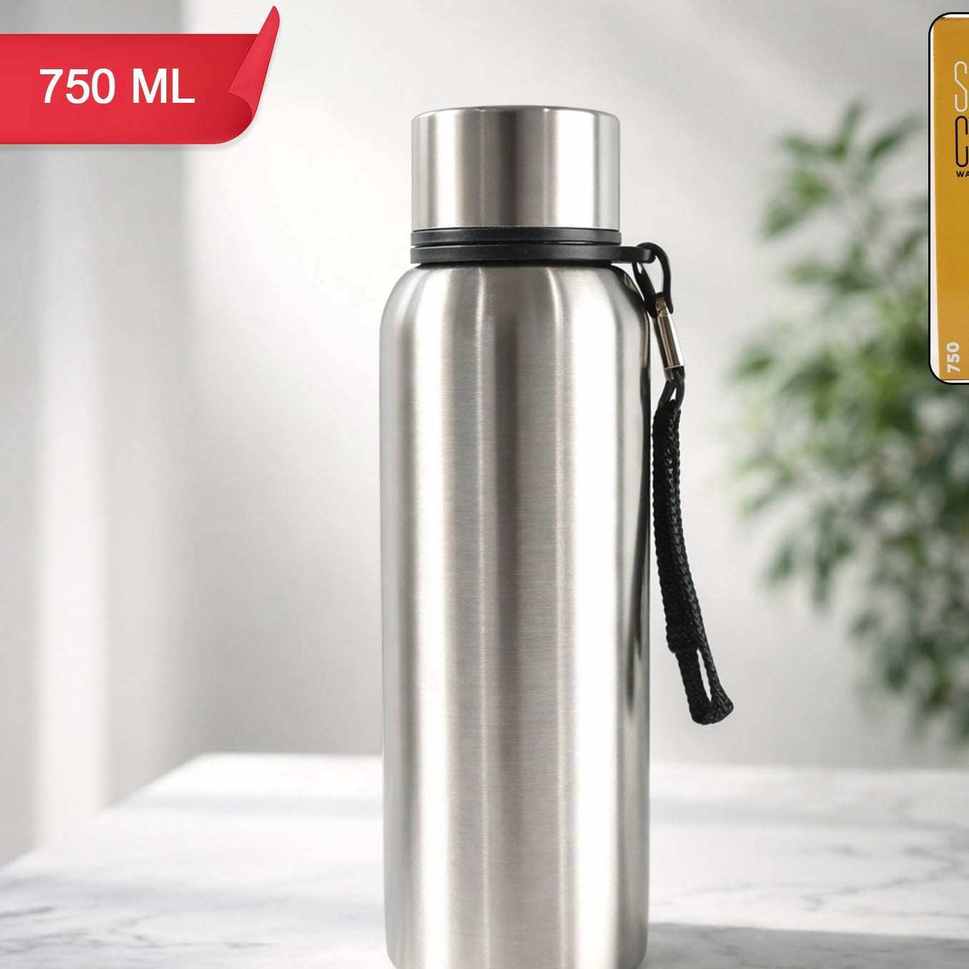 Stainless Steel Insulated Water Bottle - 750 ML Capacity - Great Price - Image 1
