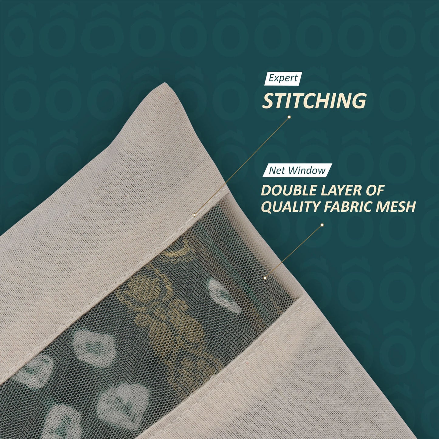 Pack of 6 Zippered Fabric Pouches - 14.5x16.5 cm Storage Bags - Happy Price - Image 6