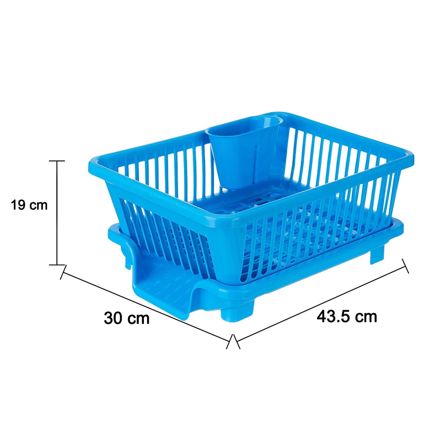Plastic Sink Dish Drainer Drying Rack (With Brown Box) - Happy Price - Image 4
