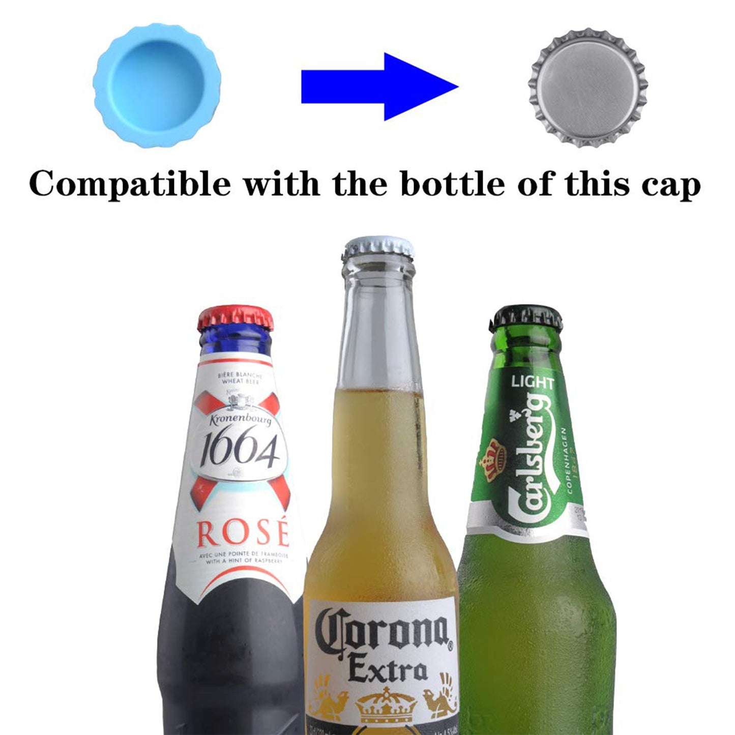 Beer Savers Caps 6pc Used In Soda And Cold-drink Bottles For Covering Bottle Mouth. - Happy Price - Image 5