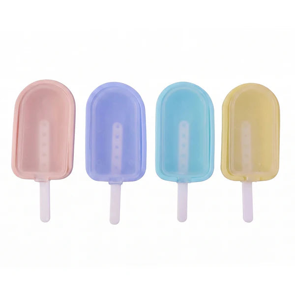 Premium Silicone Ice Cream Popsicle Mold Set 4 Pc