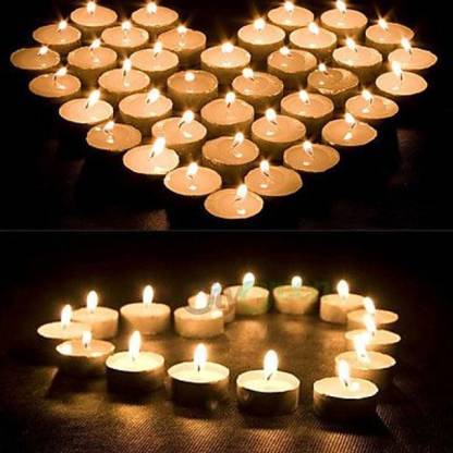 Festival Decorative LED Tealight Candles - White (Pack of 24)