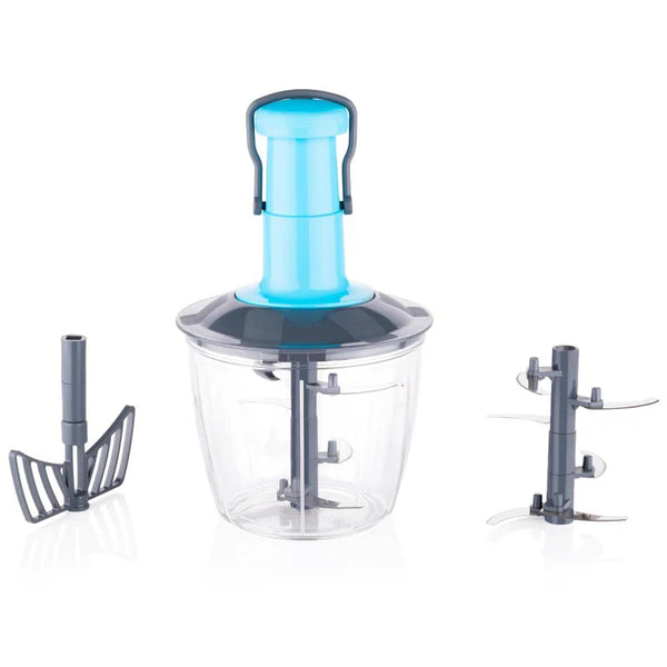 6 Blades Manual Hand-press Vegetable Chopper (1100 Ml) - Happy Price - Image 7