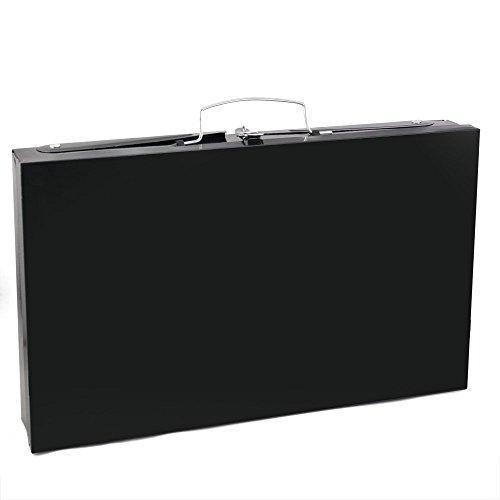 Stainless Steel Briefcase Style Barbecue Grill Toaster (Medium Black) - Happy Price - Image 2