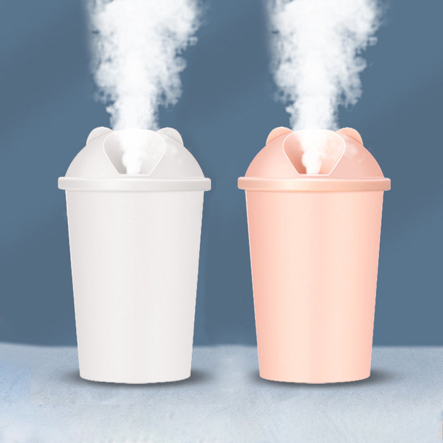 Cute Bear Shape Usb Humidifiers Cup (1 Pc  Multicolor Light) - Happy Price - Image 6