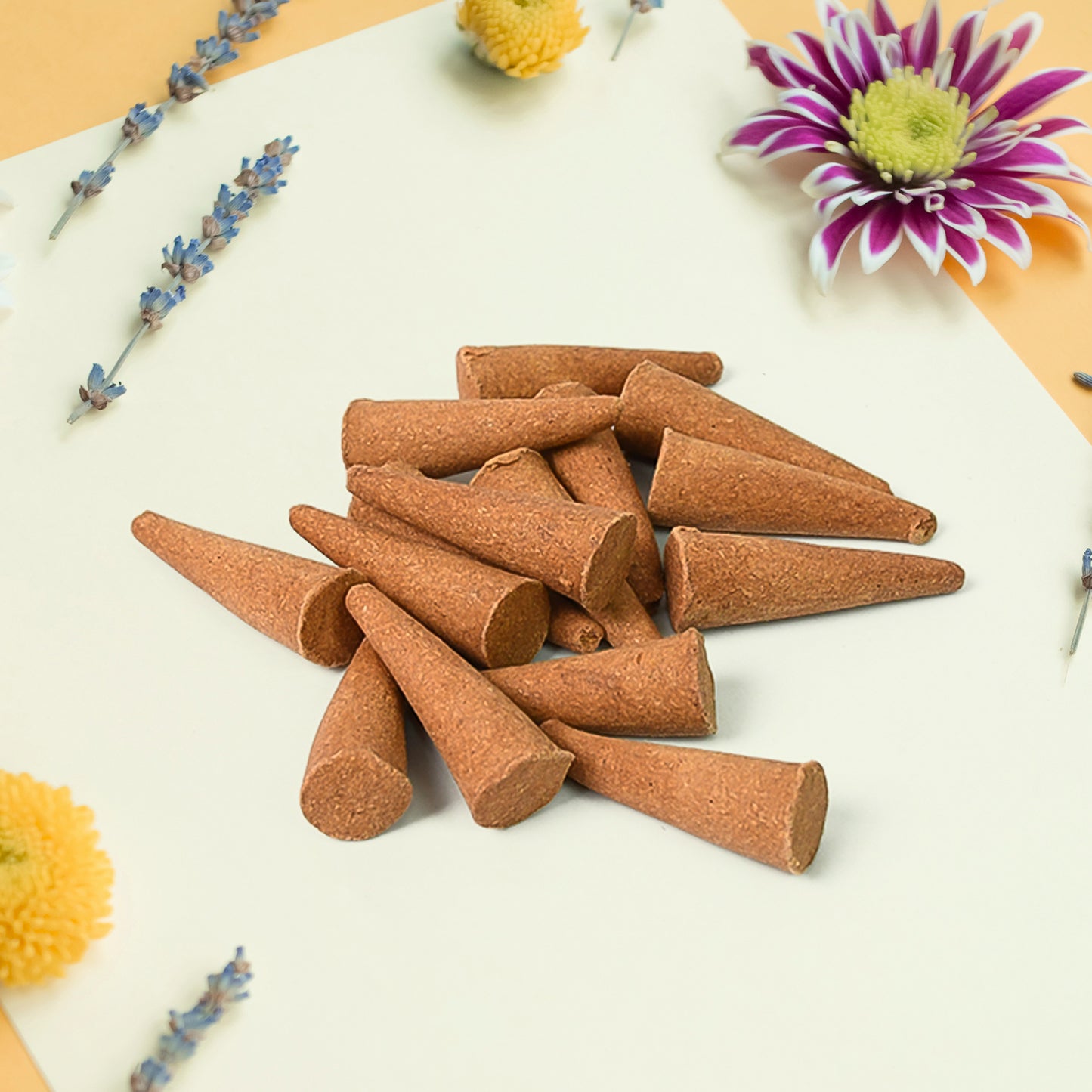 Premium Dark Rose Dhoop Cones - 120 Gm Pack - Happy Price - Image 5