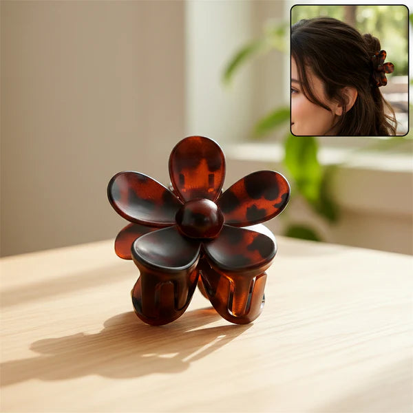 Large Flower Hair Claw Clip for Women & Girls (1 Pc) - Happy Price - Image 6