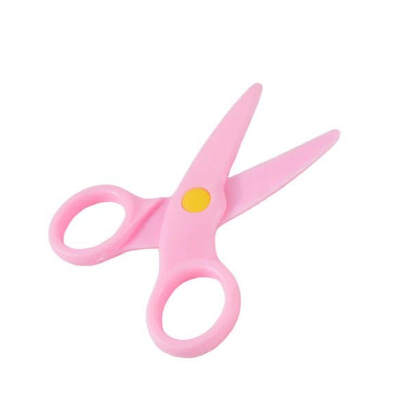 Plastic Child-safe Scissor Set Toddlers Training Scissors Pre-school Training Scissors And Children Art Supplies - Happy Price - Image 3