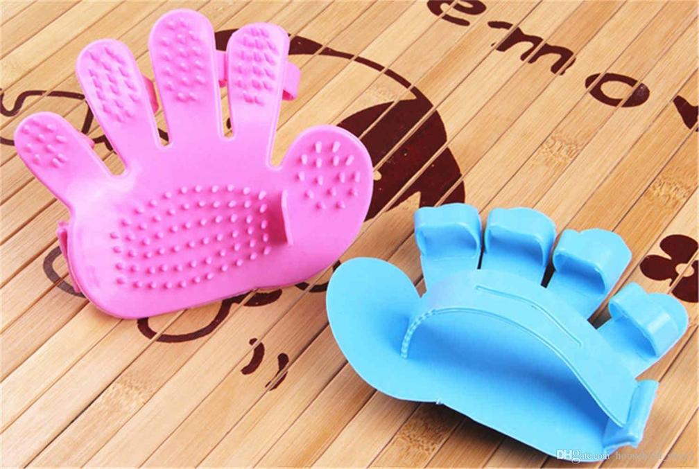 Rubber Pet Cleaning Massaging Grooming Glove Brush - Happy Price - Image 3