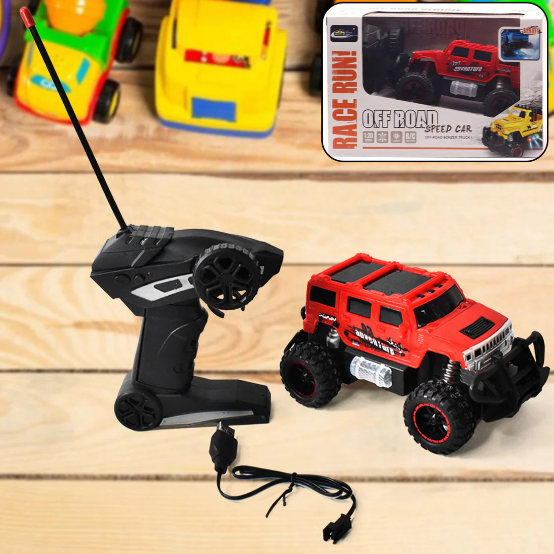 Mist Spray Race Car Toy Off Road Speed Car With Smoke (Water Sprayer Mist With Light) High Strength Climbing Power  Smoke Effect (Color May Vary) Kids - Happy Price - Image 6