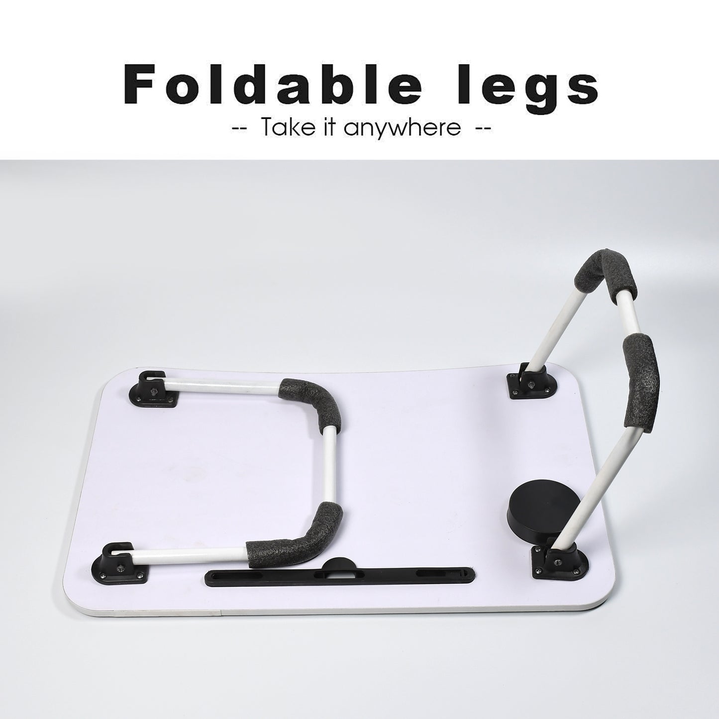 Ludo Design Foldable Bed Study Table Portable Multifunction Laptop Table Lapdesk For Children Bed Foldable Table Work Office Home With Tablet Slot  Cup Holder - Happy Price - Image 5
