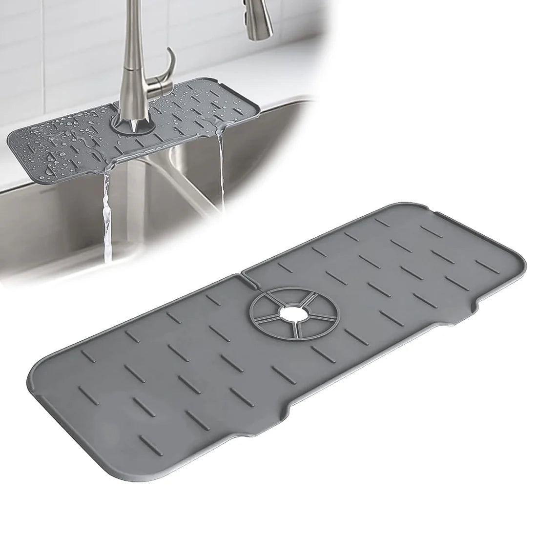 Silicone Sink Faucet Pad  Mat (1 Pc  33x12 Cm) - Happy Price - Image 6