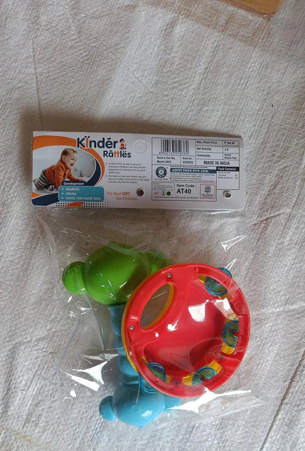 2 Pcs Baby Rattle Set - Engaging Infant Toys for Play and Development