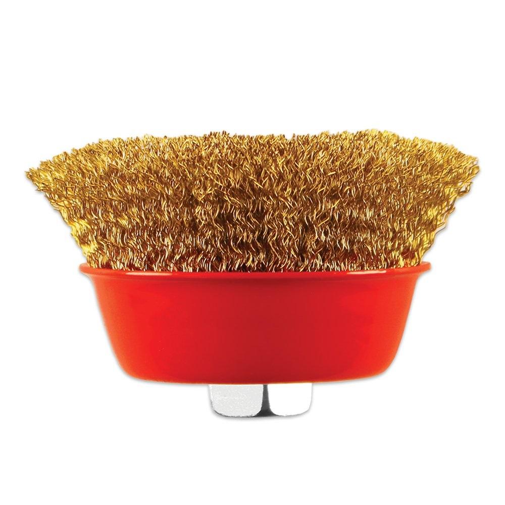 Wire Wheel Cup Brush (Gold) - Happy Price - Image 6