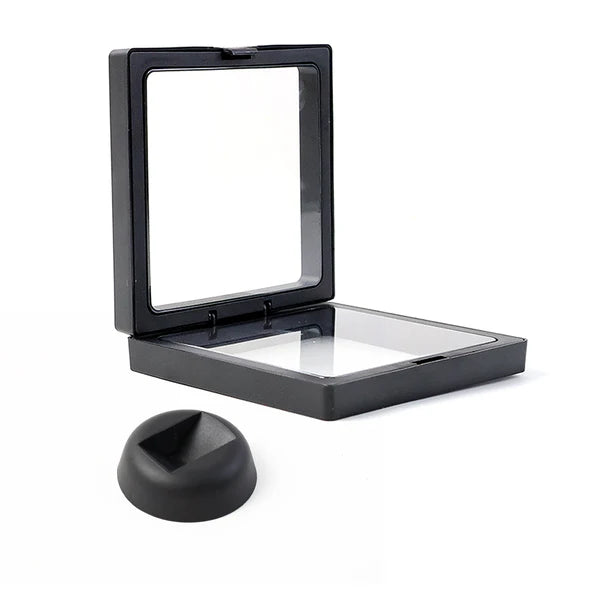 Transparent Jewellery Display Box (11x11 cm, 1 Pc) - Floating Frame Organizer - Happy Price - Image 5