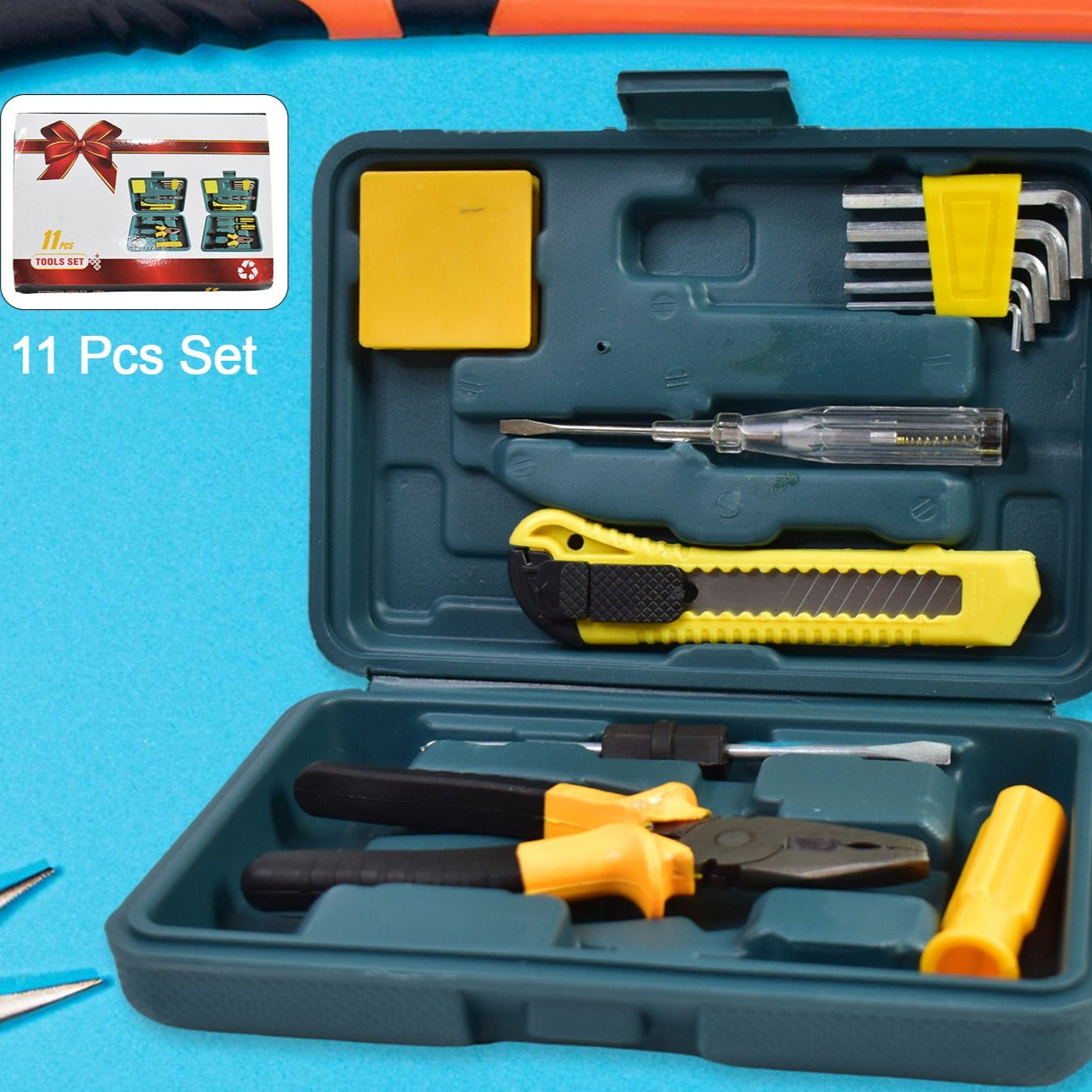 Multi Functional Hardware Tool Set (11 Pcs Set) - Happy Price - Image 1