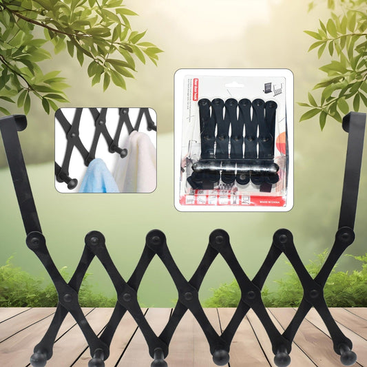 6 Hook Door Hanger Steel Coat Rack (1 Pc) - Happy Price - Image 1