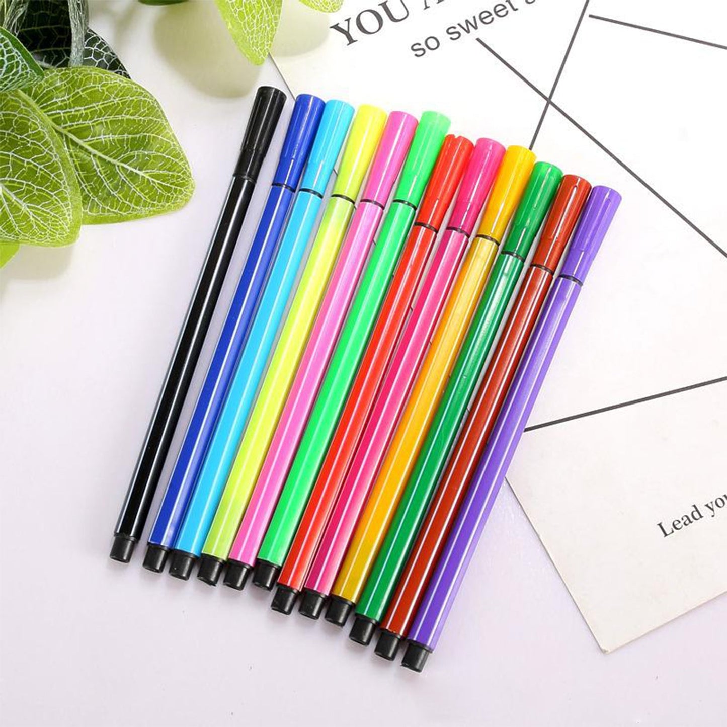 Minions Sketch Pen Set With Attractive Designed Case (Pack Of 12)6175_12pen_minions_sketch_box - Happy Price - Image 2